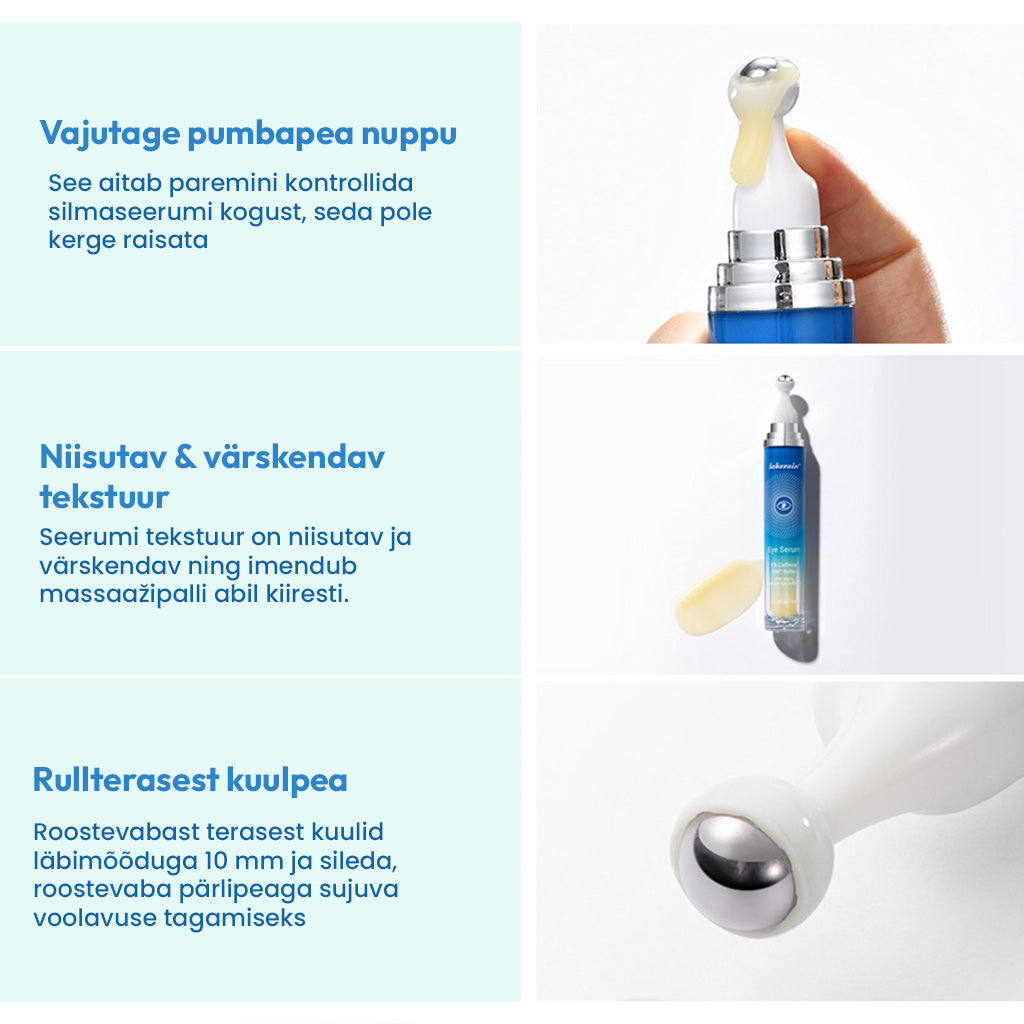 Lakerain™ Eye Serum - Cooling Depuff Roll-On with Active Complex
