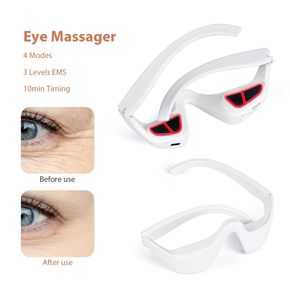 Eye Massager Relieves Eye Fatigue Eyes Massage Glasses Eye Fatigue Relief Massager Under-Eye Glasses Massager